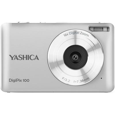 YASHICA Systemkamera "DigiPix 100", silber, B:9,4cm H:5,8cm T:2,4cm, Fotokameras