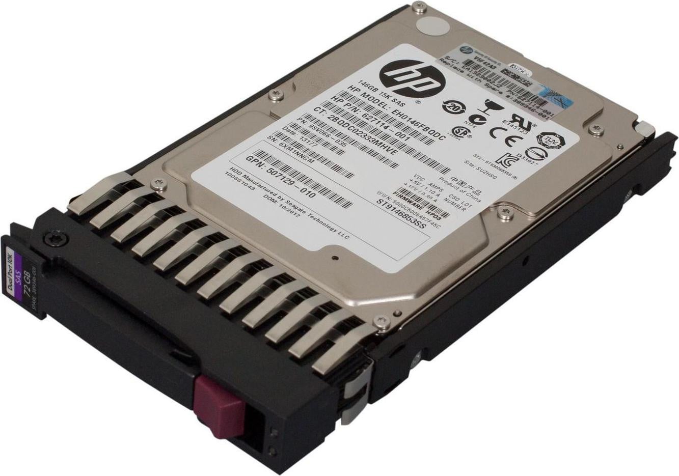 HPE Dual Port Harde schijf 72 GB Hot-swap 2.5 inch SFF