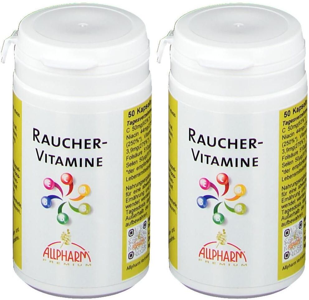 ALLPHARM Raucher Vitamine Kapseln 2x 2x50 St