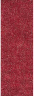Domani Euphoria Cozy Red Heather Hand-woven Rug