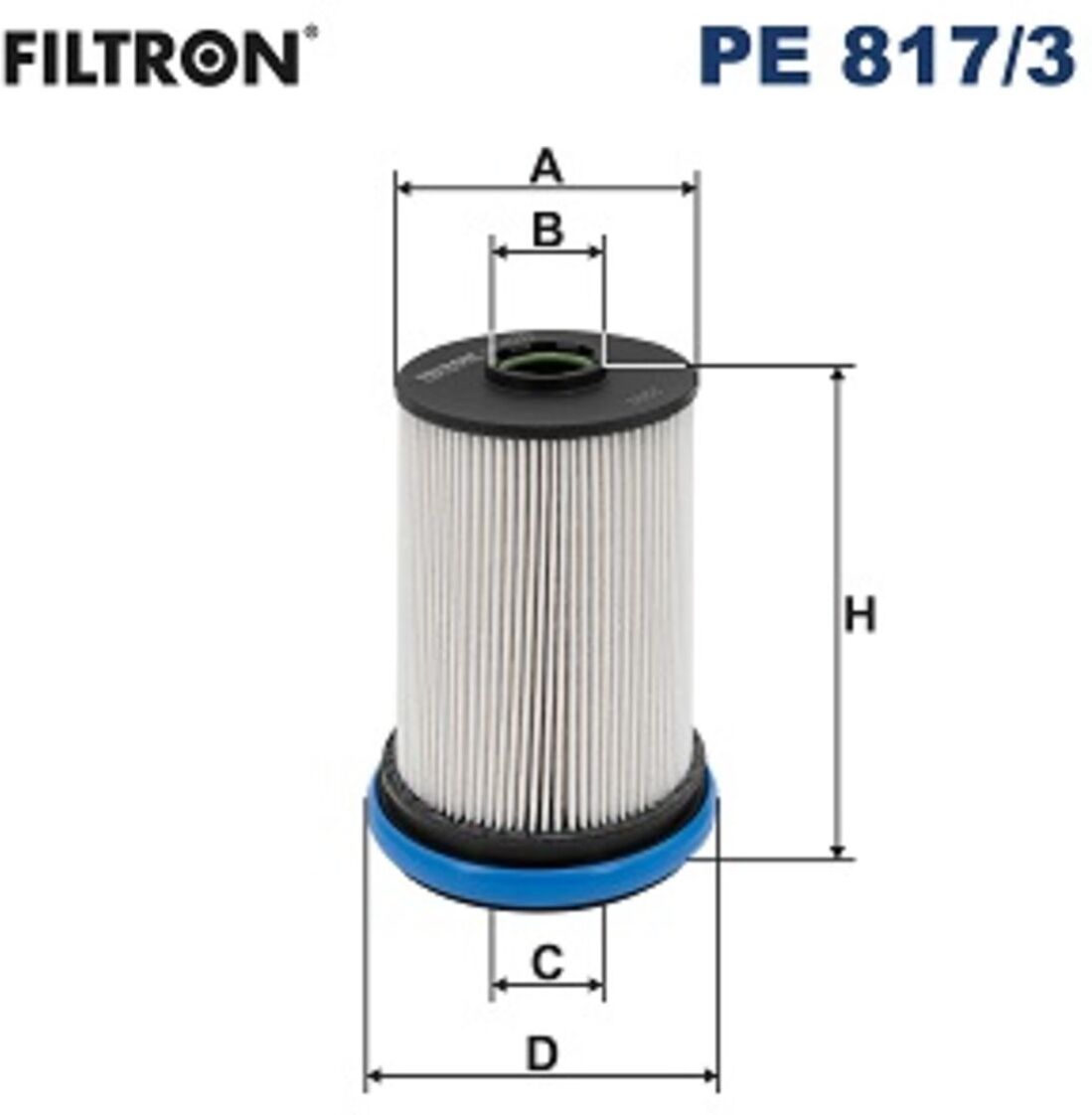 Kraftstofffilter FILTRON PE 817/3