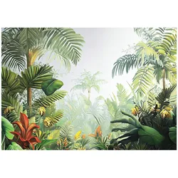 FOTOTAPETE Dschungel Wald Vlies Tapete Wohnzimmer 350x250