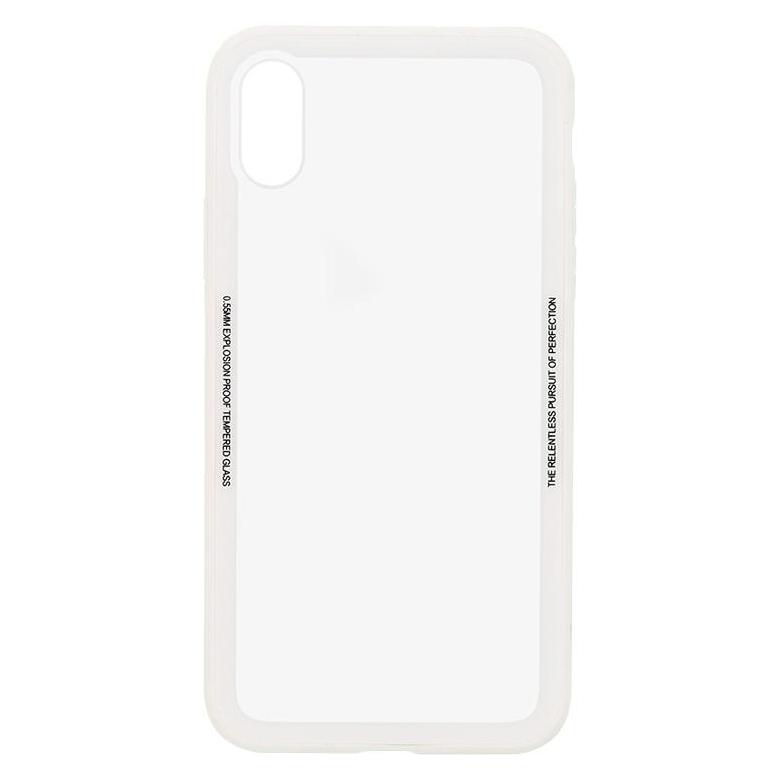 Tellur Cover Glass Simple for iPhone X/XS white (1 Stk., Apple iPhone X, Apple iPhone XS) (TLL121324)