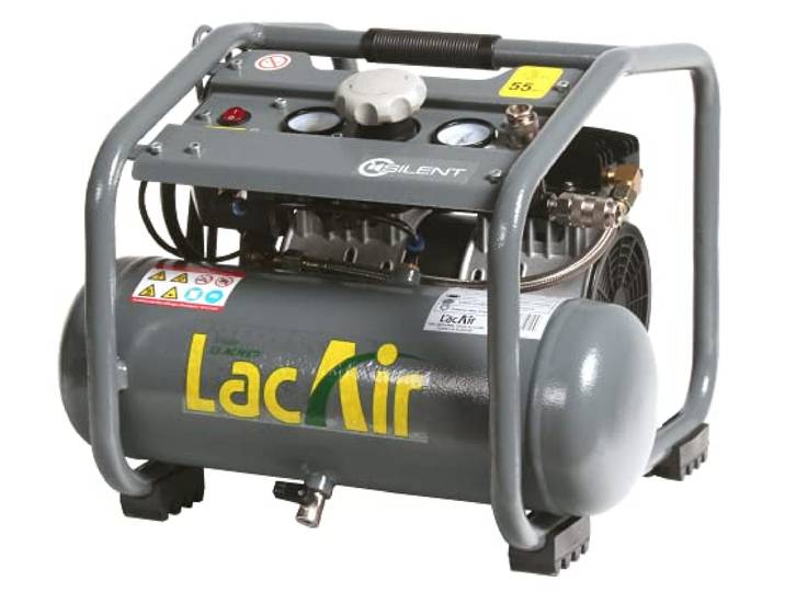 Compresseur Silent 6C SH LACME 6 m³/h monophasé - 6 L 8 bar - 461910