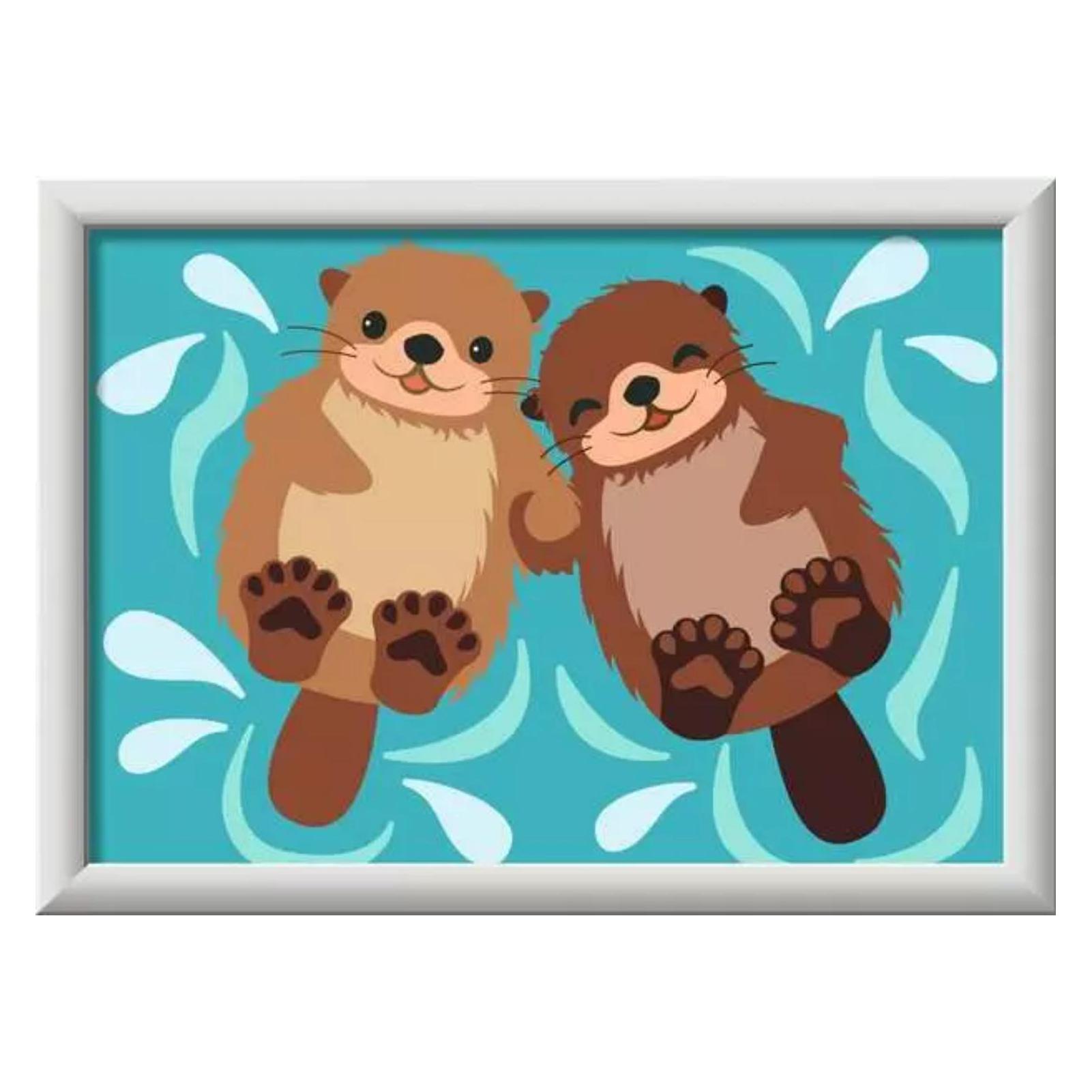 Ravensburger CreArt - Malen nach Zahlen - Trendiger Otter (120232490-RA)