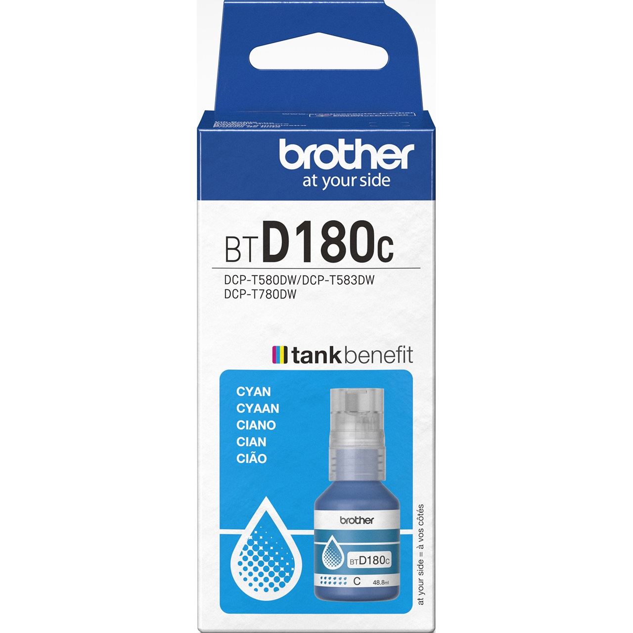 Brother Patrone BTD180C Tintenflasche Cyan ca.5000S