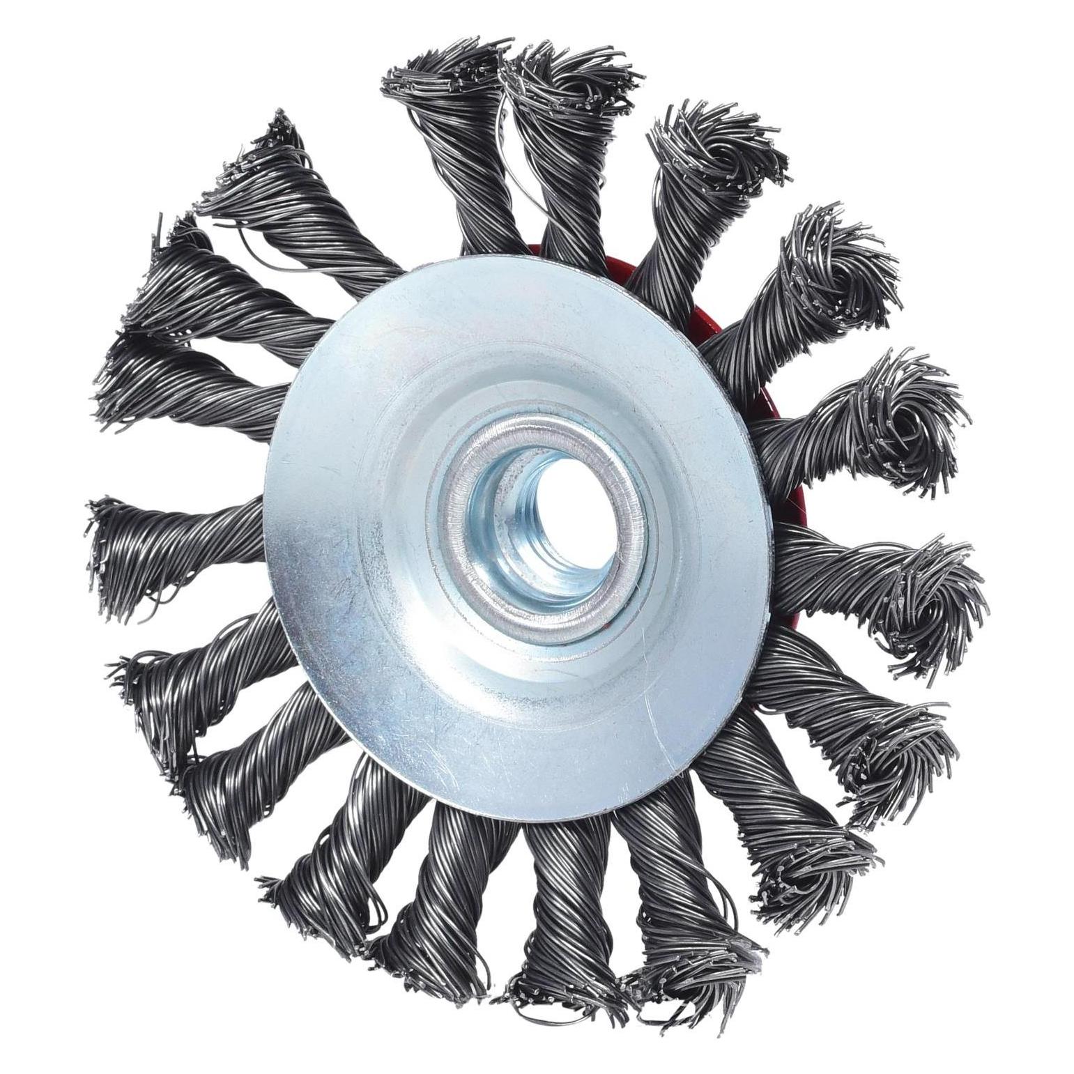 KS Tools Kegelform-Stahldrahtrundbürste 0,5mm, Ø 100mm (340.0048)