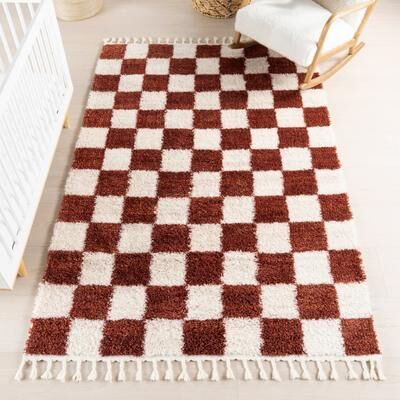 "Nuloom Carlisha Contemporary Checkered Area Rug - 2'6"" x 12' Runner"