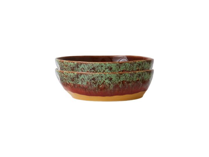 HK LIVING - Assiette creuse 70s ceramics - Multicolore - Grès émaillé