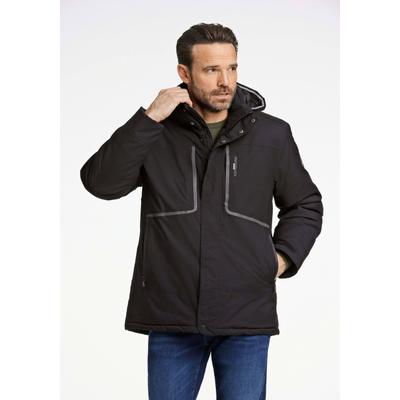 Funktionsjacke BISON "Funktionelle Jacke Regular Fit", Herren, Gr. S, schwarz, Obermaterial: 100% Polyester. Füllung: 100% Polyester, klassisch, Jacken Funktionsjacke
