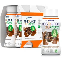 Resource 2.0+fibre Schokolade 4X200 ml