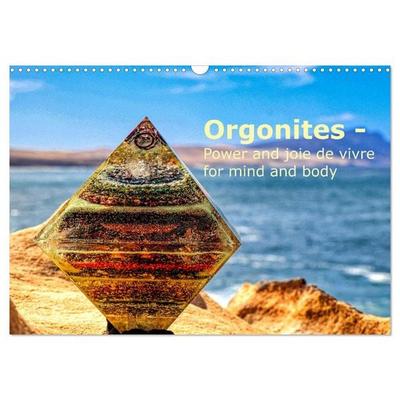 Orgonites - Power and joie de vivre for mind and body (Wall Calendar 2026 DIN A3 landscape), CALVENDO 12 Month Wall Calendar