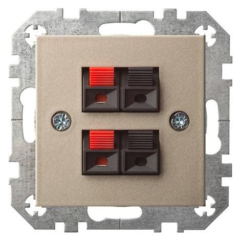 Liregus Socket For Connecting 2 Speakers Epsilo (IGL-4-01_E/CH)