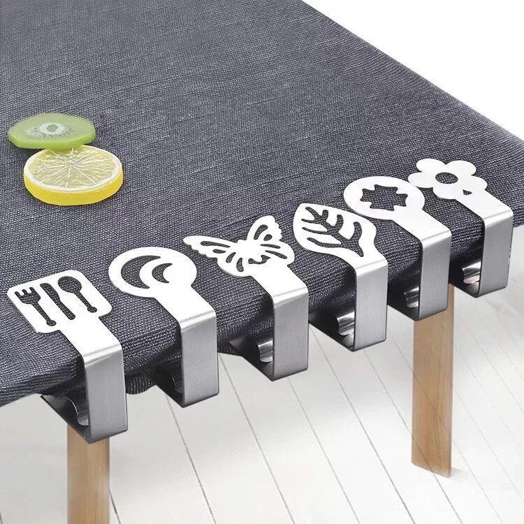 INF Pack de 4 pinces à linge / porte-linge avec papillon
