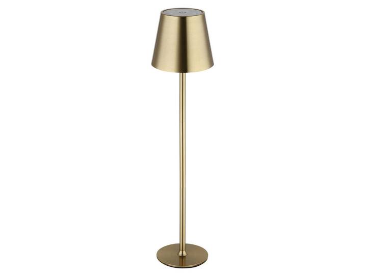 Globo Akku-Tischleuchte, Weiss, Messingfarben, Metall, Kunststoff, 80 mm, rund, F, 47 cm, CE, höhenverstellbar, Touch (on/off), Lampen & Leuchten, Innenbeleuchtung, Tischlampen, Akku-Tischlampe