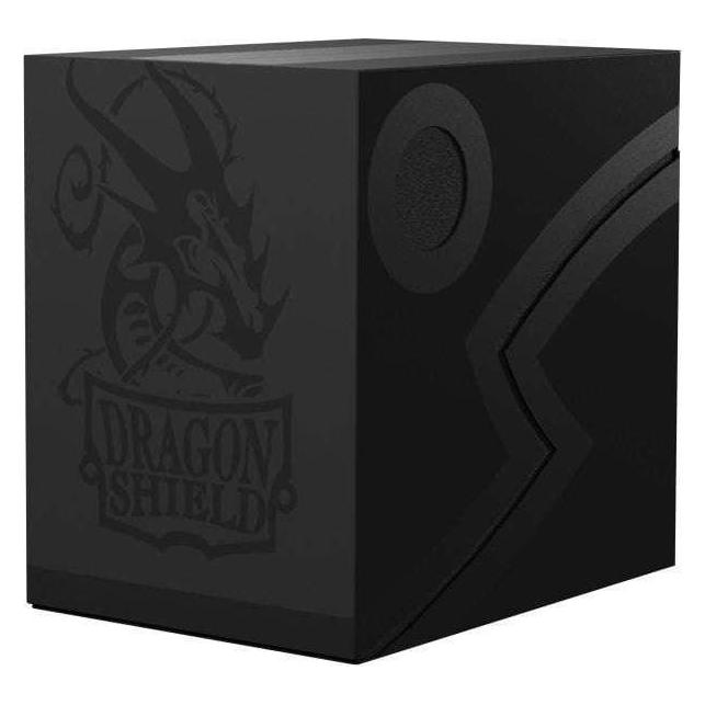 Arcane Tinman Rangement pour Cartes - Deck Box Dragon Shield Double Shell : Revised Shadow (Noir/Noir) (ART30624)