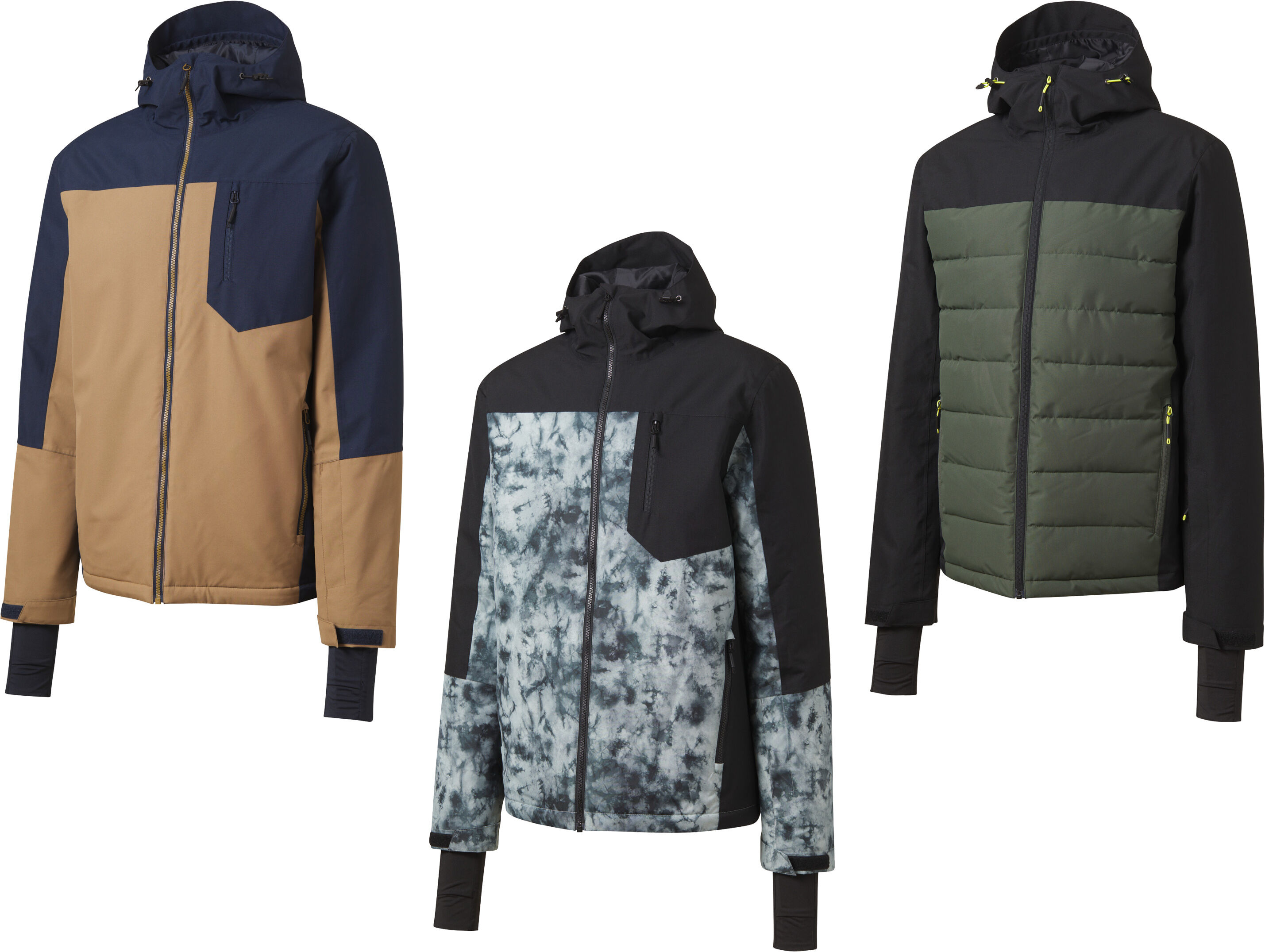 CRIVIT Herren Skijacke mit THERMOLITE® EcoMade-Technologie