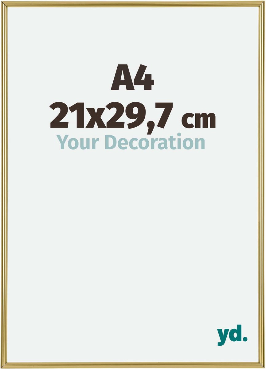 Your Decoration Annecy Fotolijst A4 - Goud - Kunststof