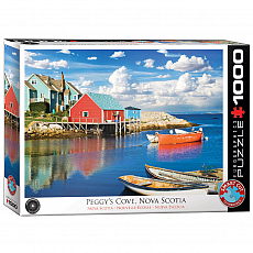 eurographics Puzzle - Fischerhütten in Peggys Cove Nova Scotia - 1000 Teile 301041