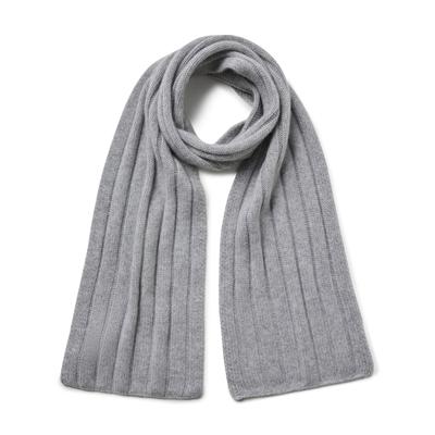 Schal FALKE "Pure Cashmere", Damen, Gr. onesize, grau (leuchtendes heather (3223)), Modetücher Schal