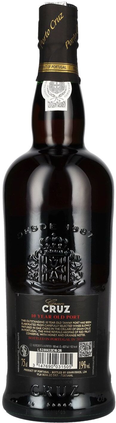 Porto Cruz Gran Cruz 10 Years Old Tawny Port 19% Vol. 0,75l