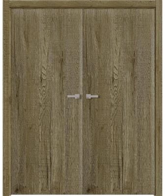 SARTODOORS Basic 3001 Caramel Oak Wood Interior Double Doors