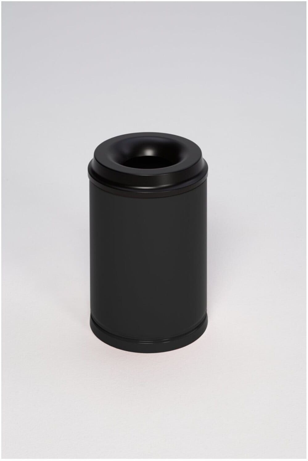 VAR Papierkorb feuersicher Löschkopf schwarz 15 l (3142)