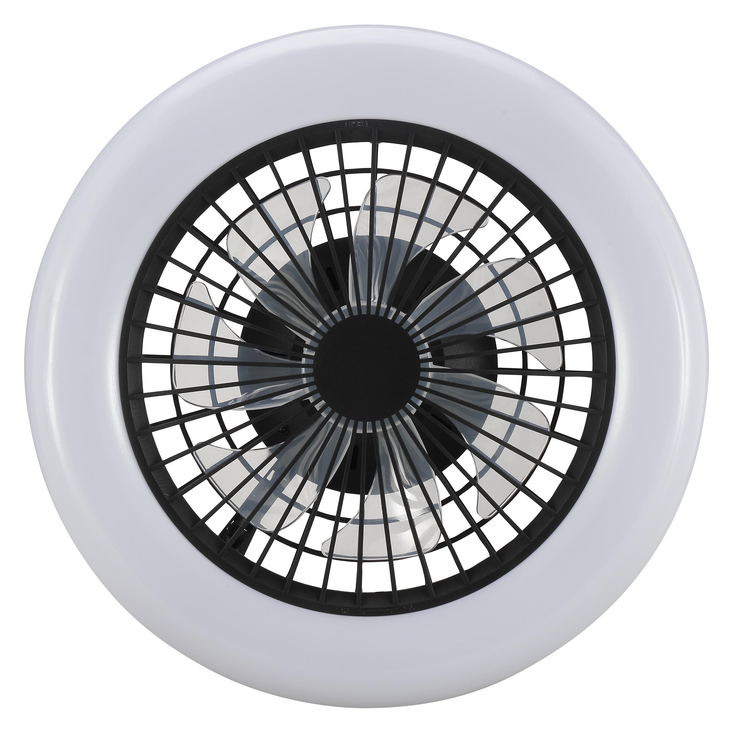 Brilliant LED-Ventilator, Ø 42 cm, 2700 lm, 2700-6500 K, dimmbar, schwarz (BRIL-G81305/06)