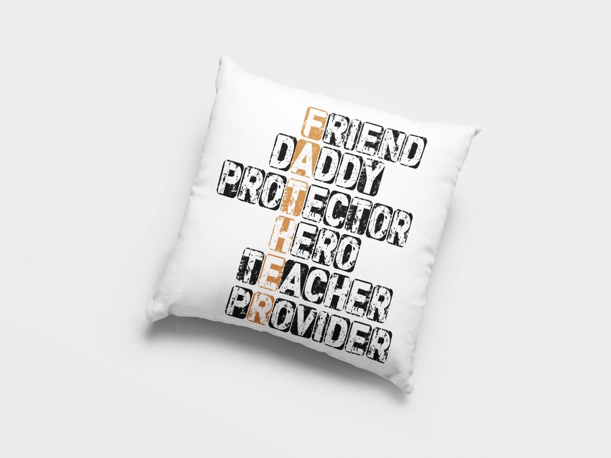 Sierkussen Vader Definitie - Beste Papa Ooit - 40 x 40 cm