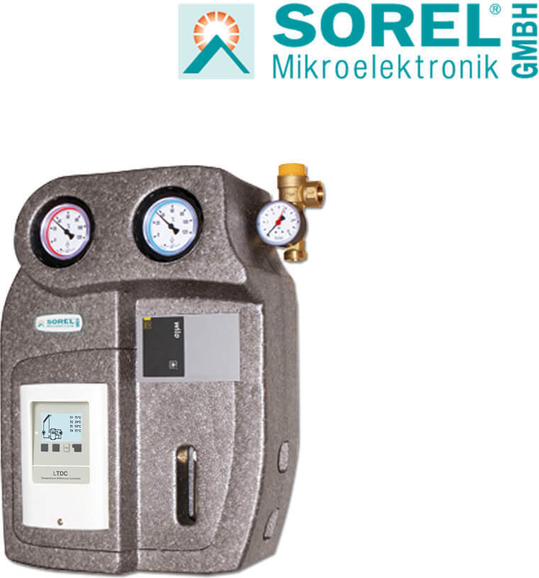 Sorel | Solar Pumpengruppe 2-Strang mit Pumpe 3/4'' + MTDC | S2-Solar-30