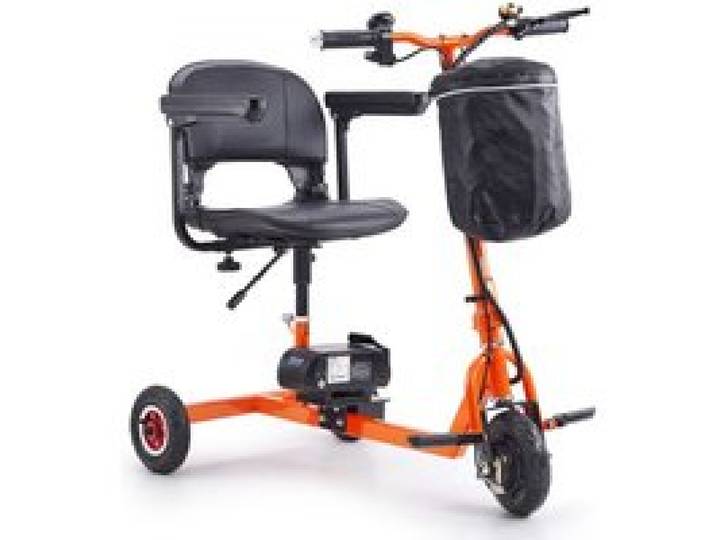 VEVOR Scooter de mobilité robuste à 3 roues pour adultes et personnes âgées, trottinette de mobilité électrique pliable longue portée 19 km, fauteuil roulant de voyage tout terrain 48 V charge 150 kg
