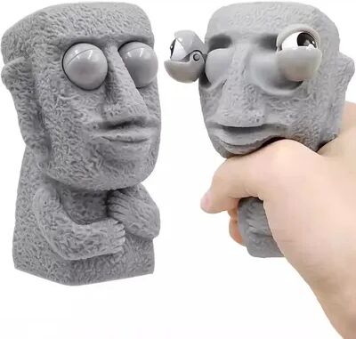 Perfect Picks Market Moai Stress Toy Slow Rising Squishy Stress Relief Desk Fidget Moai Stress Toy Slow Rising Squishy Stress Relief Desk Fidget