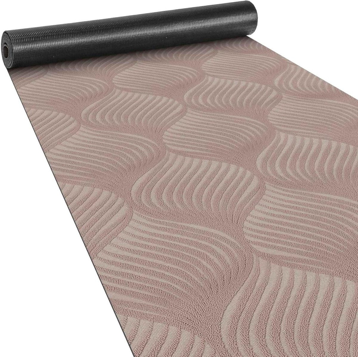 Baker Bruin Loper Vloerkleed met Antislip en Velours Afwerking - Breedte: 67 cm, Lengte: 100 cm