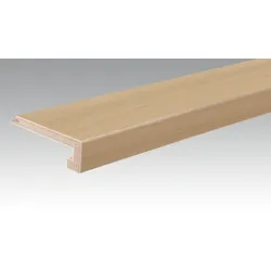 MEISTER Treppenkante Parkett U-Profil 2150 x 13 mm 9015 Eiche authentic Optik gelaugt ultramattlackiert