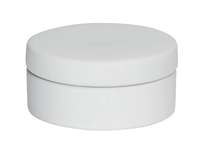 Kosmetikdose Lara Weiss Steingut H 5 cm
