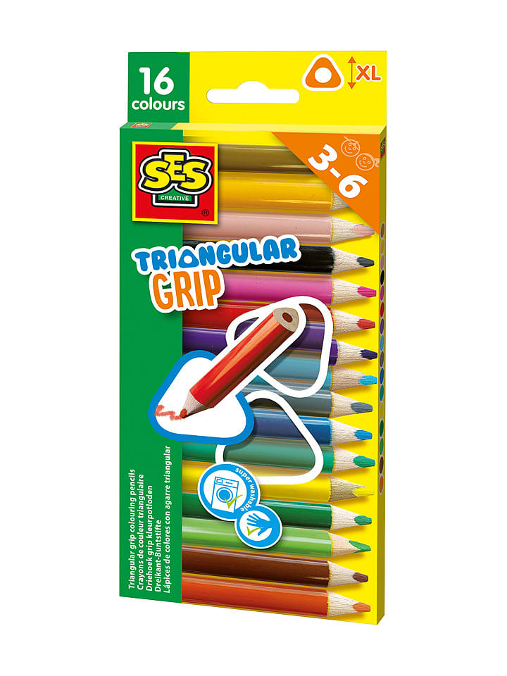 SES Buntstifte - ab 3 Jahren - 16 Stück - onesize