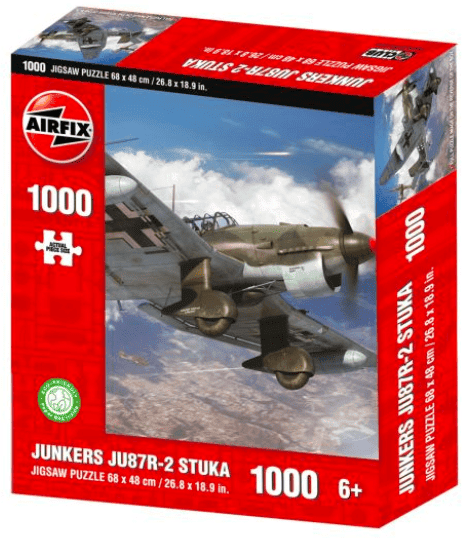 Kidicraft: Airfix Junkers JU87R-2 Stuka - 1000 Piece Jigsaw Puzzle for Adults