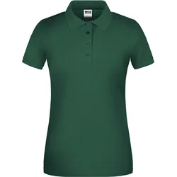 James & Nicholson Damen Bio Workwear Polo JN873 dark green XS