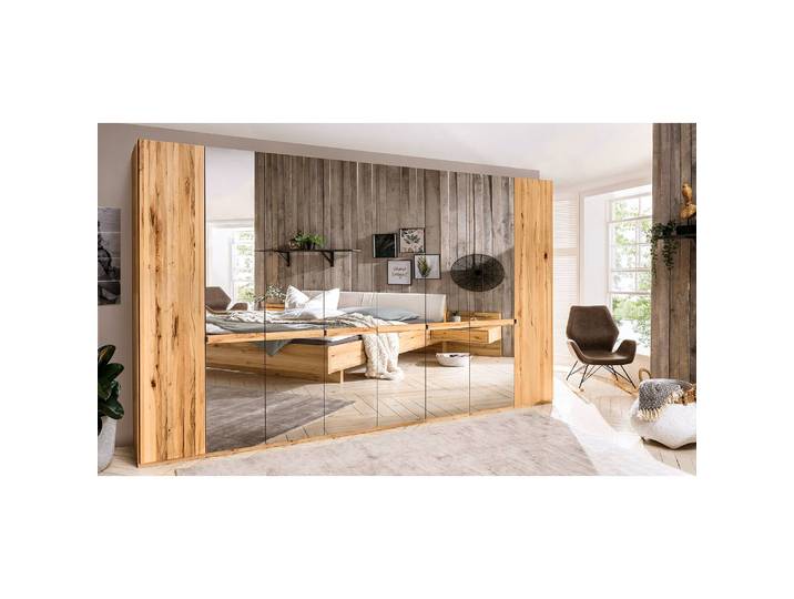 Armoire VI 216cm Marron 6 miroir