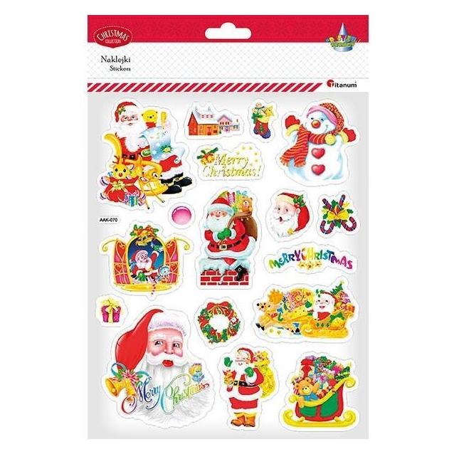 Teka Konvexe Weihnachtsaufkleber 17 Stk (17 Sticker) (47995567)