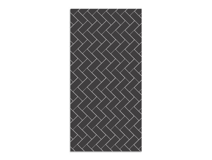 Tapis vinyle mosaïque de brique grise 140x200cm