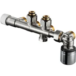 Oventrop Multiblock T-RTL Anschlussarmatur 1184016 G 3/4 ÜMxG 3/4 AG, Eckform
