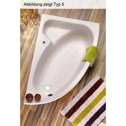 Ottofond Whirlpool Raumsparbadewanne Salinas A 150 x 97 - Baden