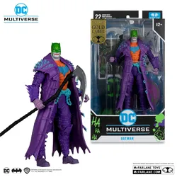 DC Multiverse Batman-Actionfigur (Dark Nights: Death Metal) Jokerisiertes 18 cm