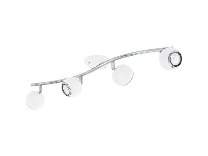 Eglo Spot Bimeda Weiss/Grau Stahl 10 cm - Farbe: Weiss, Chrom - Lichtfarbe: Warmweiss