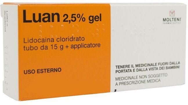 Molteni Farmaceutici Luan Gel 2,5 % 15 g gel