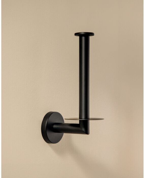 Cosmic Start Ersatz-Rollenhalter WJC419A0058036 vertikal, 50 x 93 x 170 mm, schwarz matt