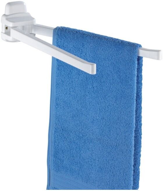 WENKO Porte-serviettes Pure 2 bras, blanc (17938100)