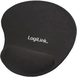 LogiLink ID0027 Gel Handgelenkauflage mit Maus Pad schwarz(PT)