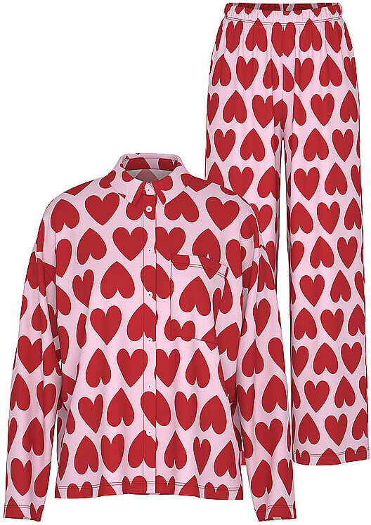 MEY Pyjama  rot   S S
